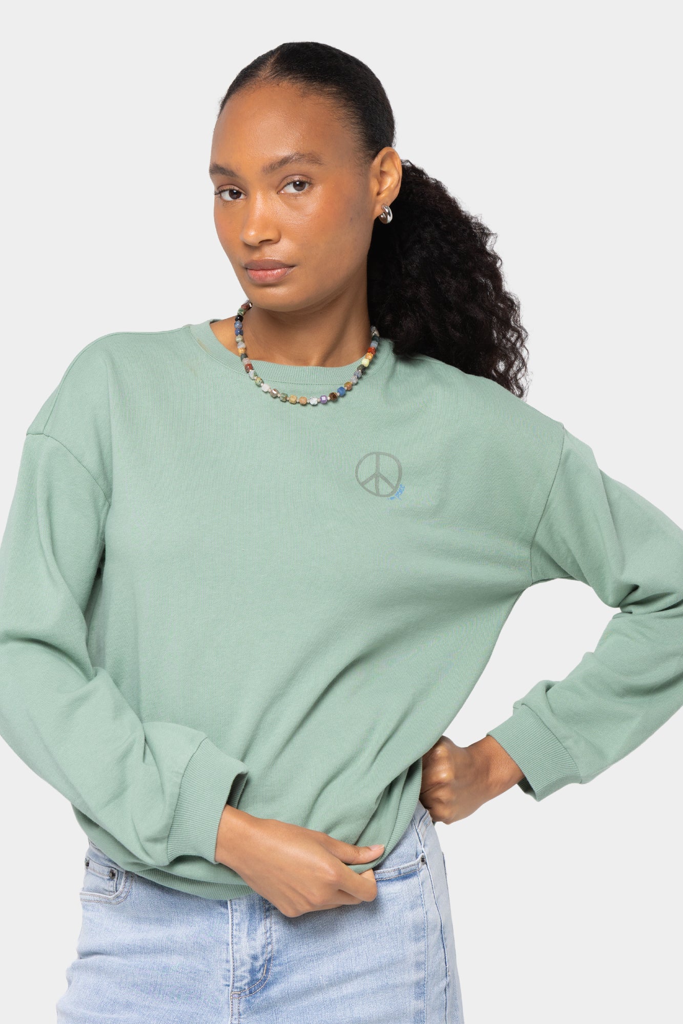 Crew Neck French Terry Sweatershirt