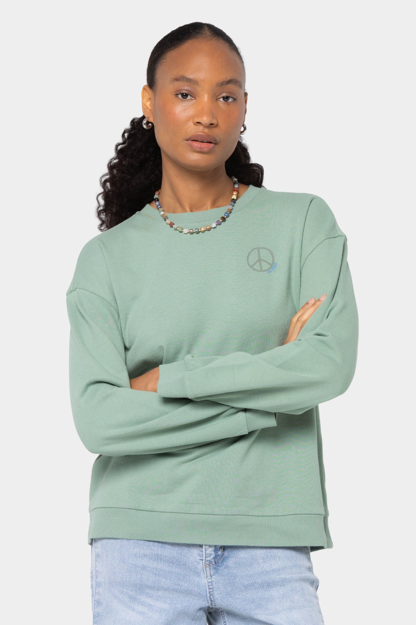 Crew Neck French Terry Sweatershirt