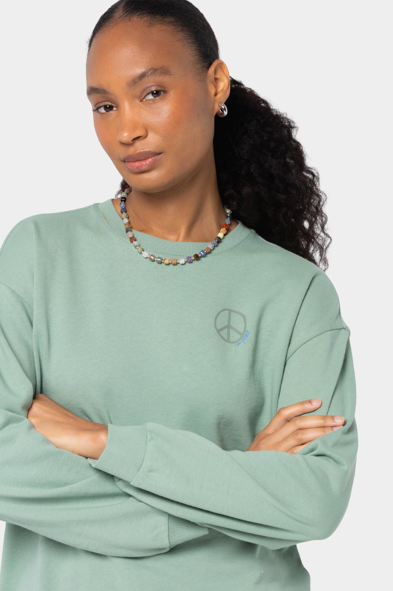 Crew Neck French Terry Sweatershirt