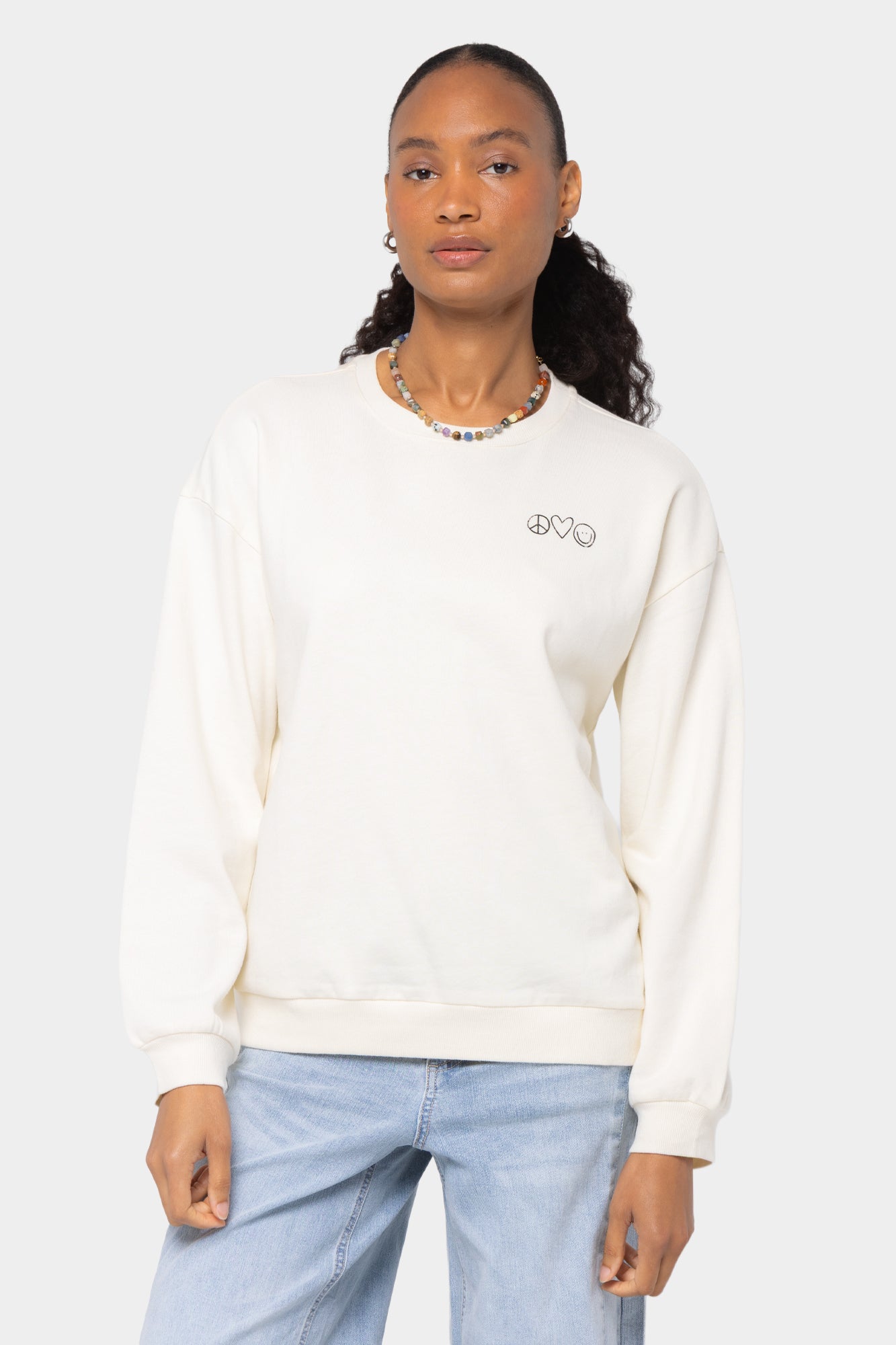 Crew Neck French Terry Sweatershirt