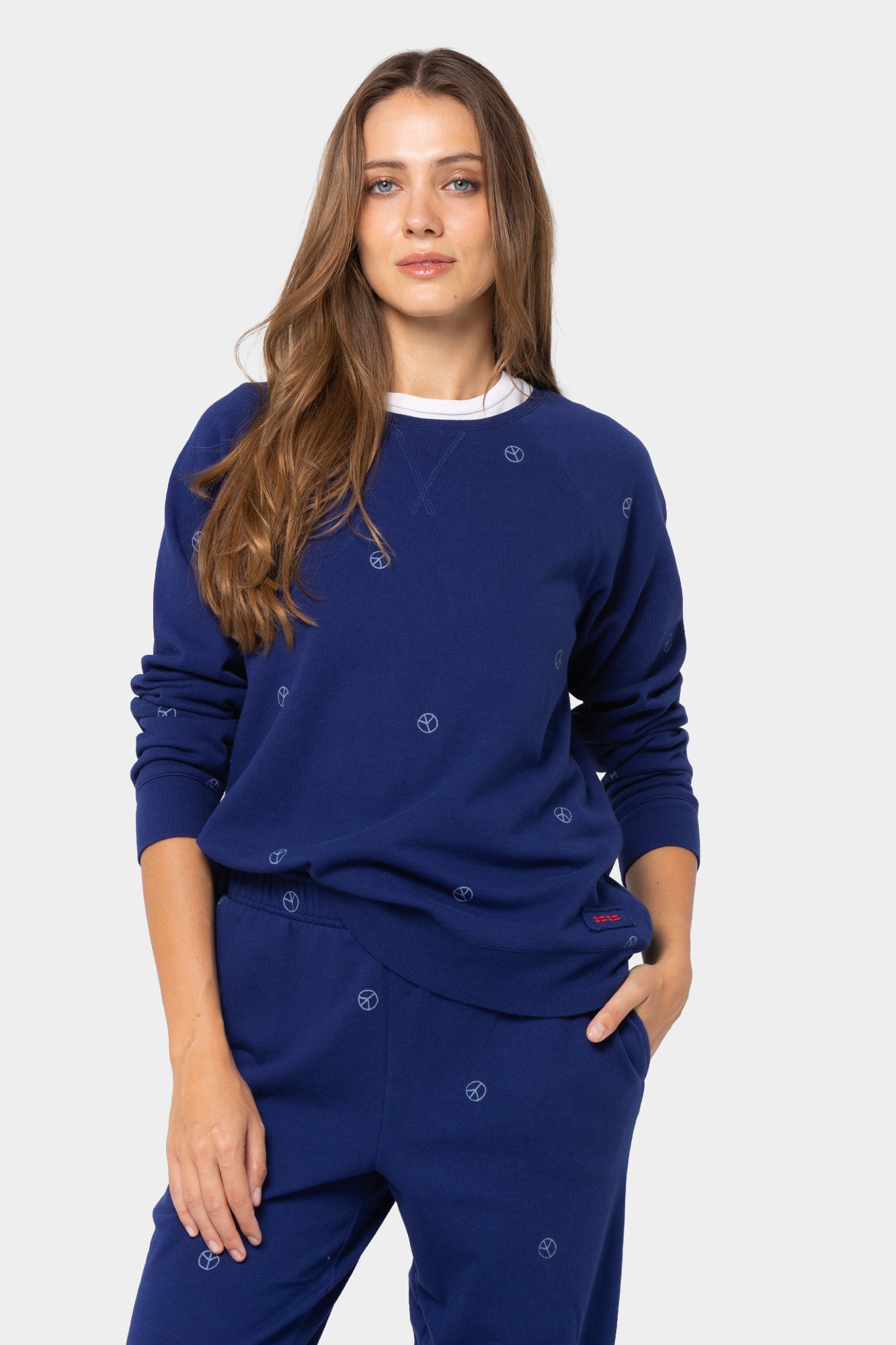 Printed Crewneck Sweatshirt
