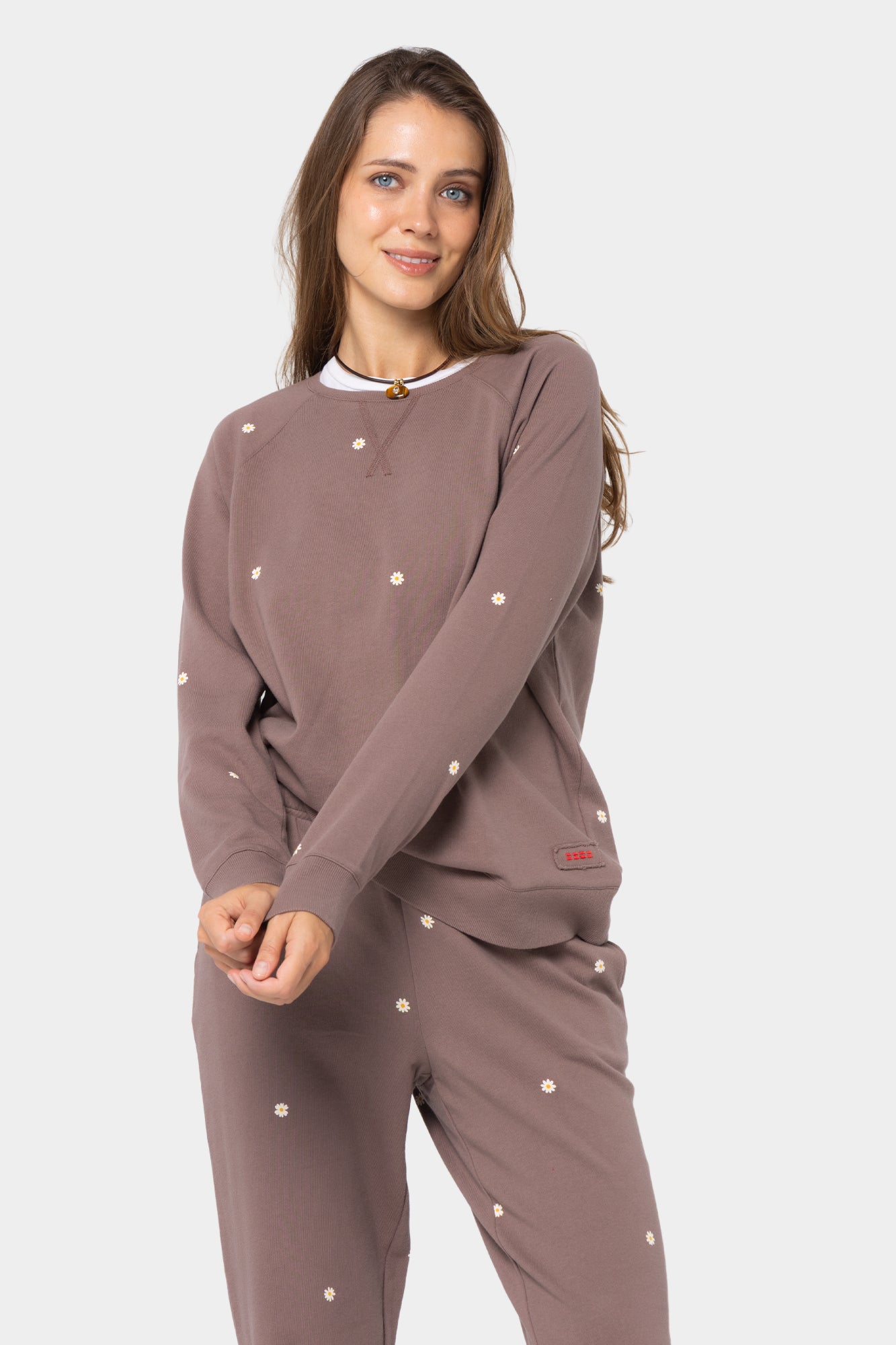 Printed Crewneck Sweatshirt