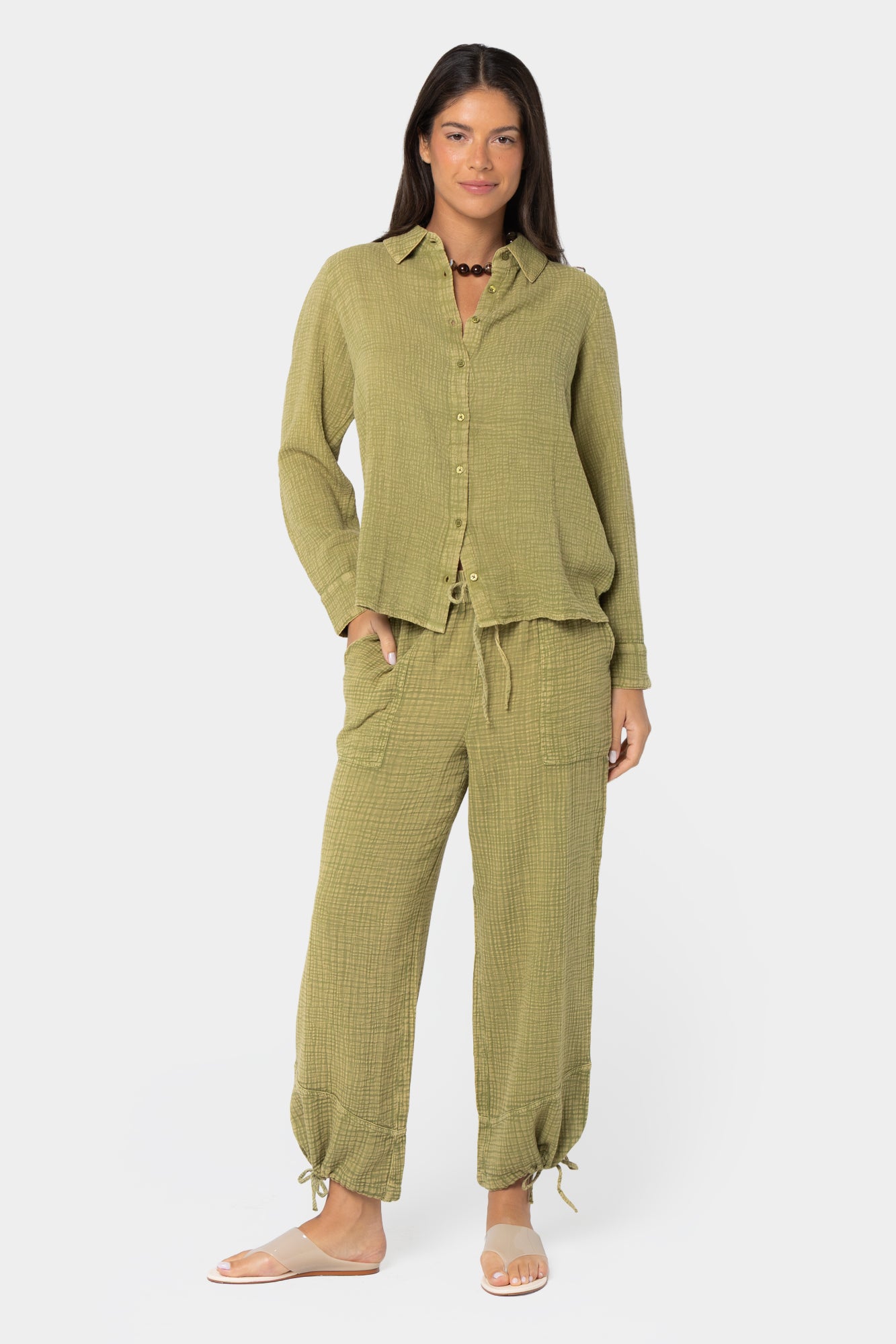 Pull On Patch Pocket Pants