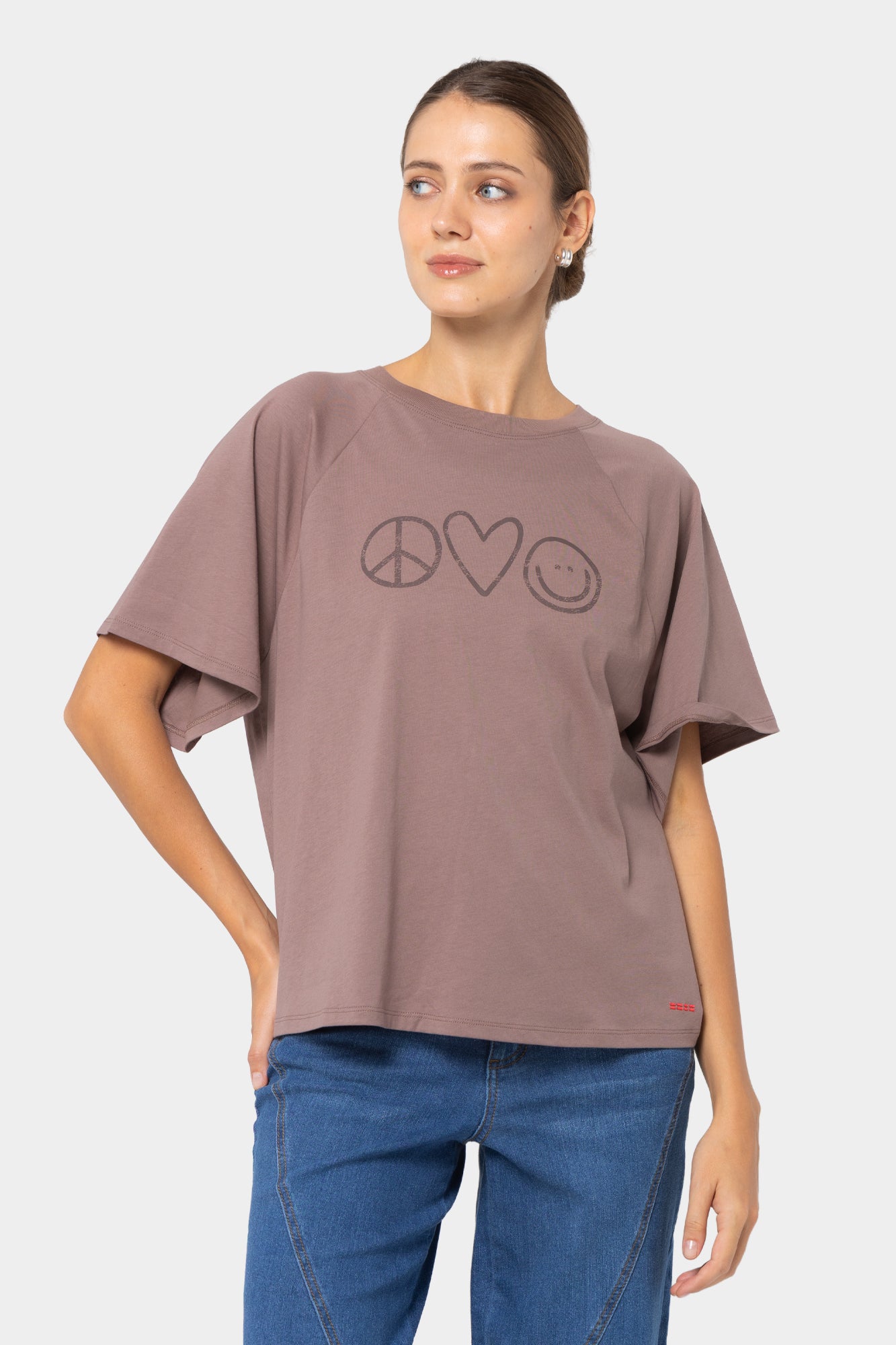 Sueded Cotton Graphic Tee