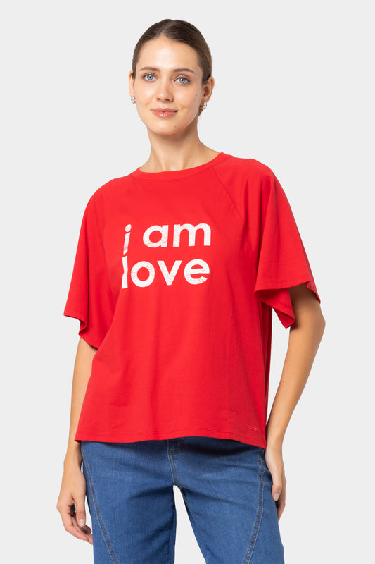 Sueded Cotton Graphic Tee