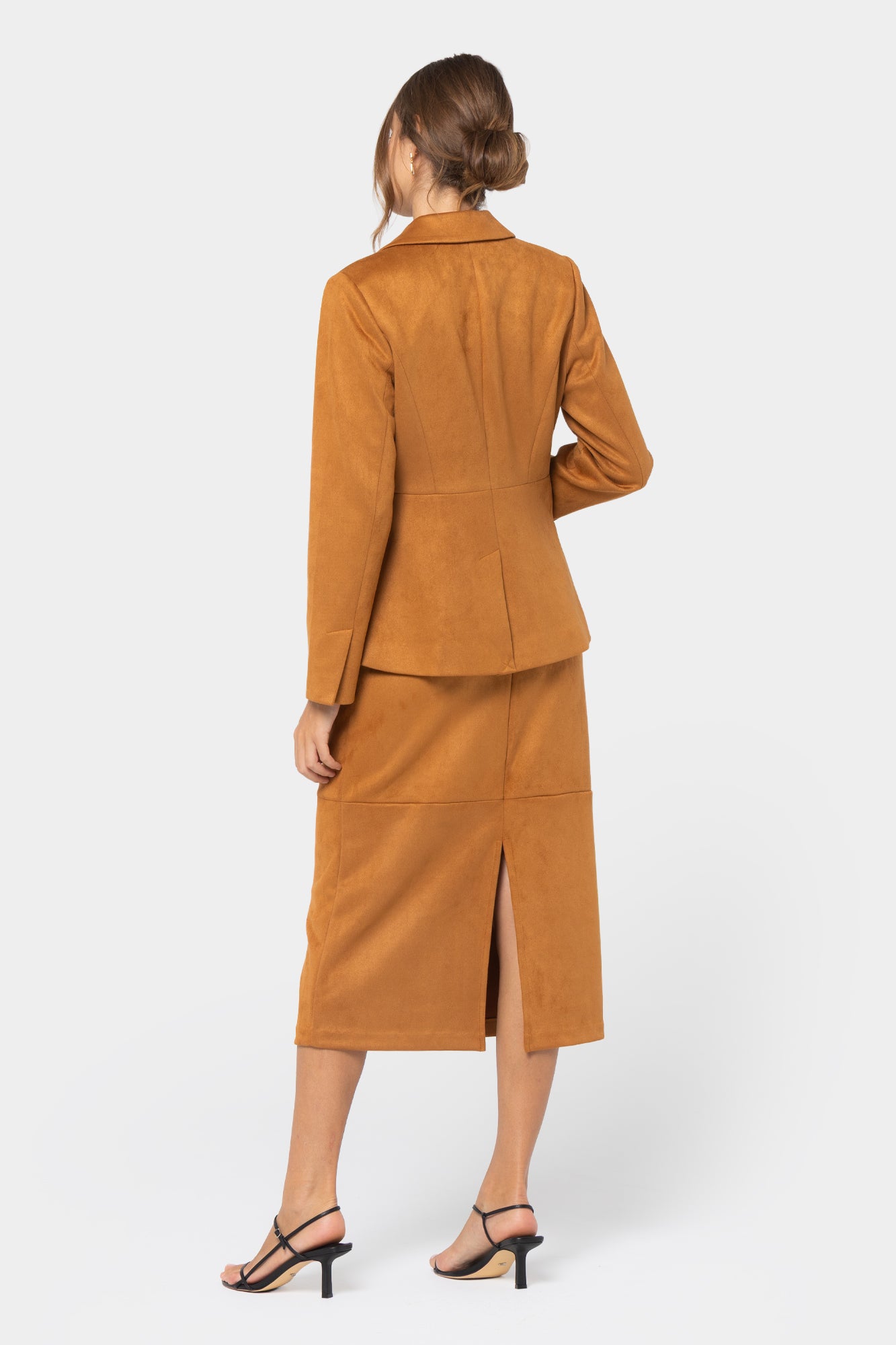 Faux Suede Skirt