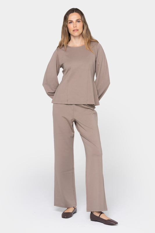 Full Length Pull On Ponte Pants