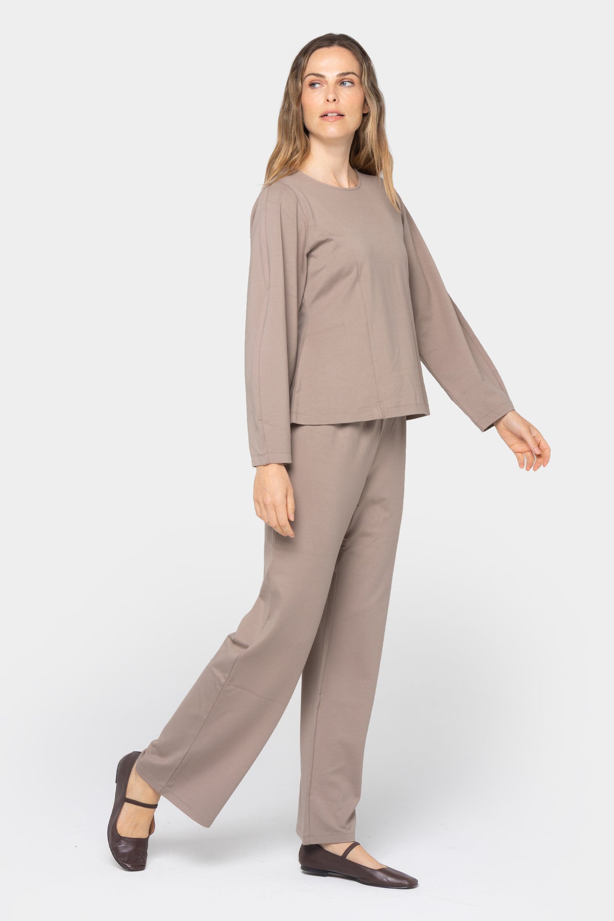 Full Length Pull On Ponte Pants