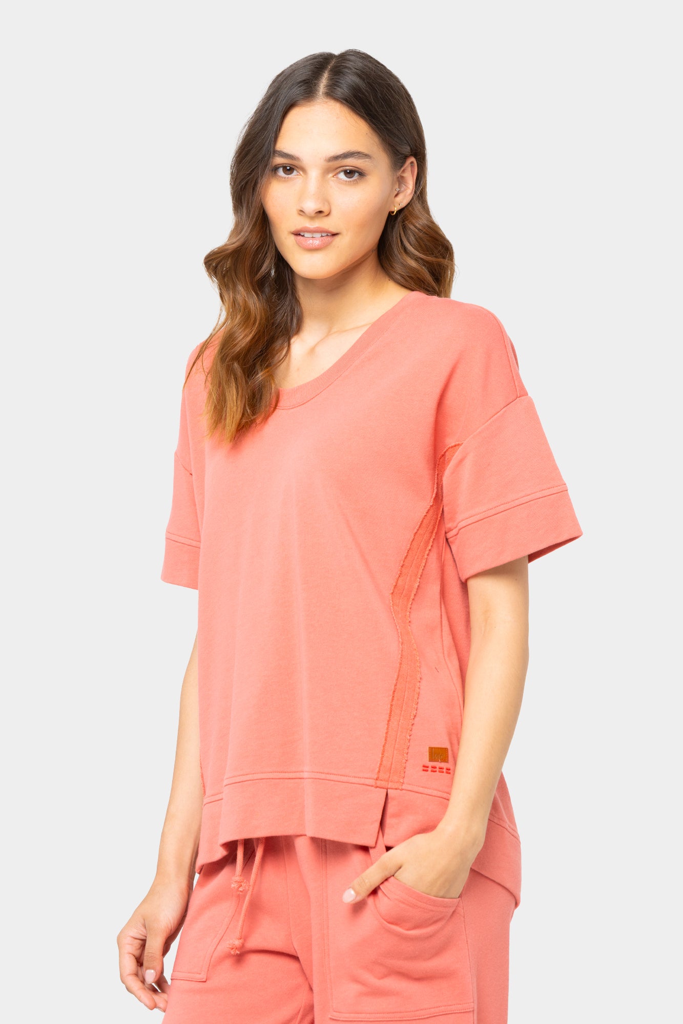French Terry Pullover and Ankle Pant Set
