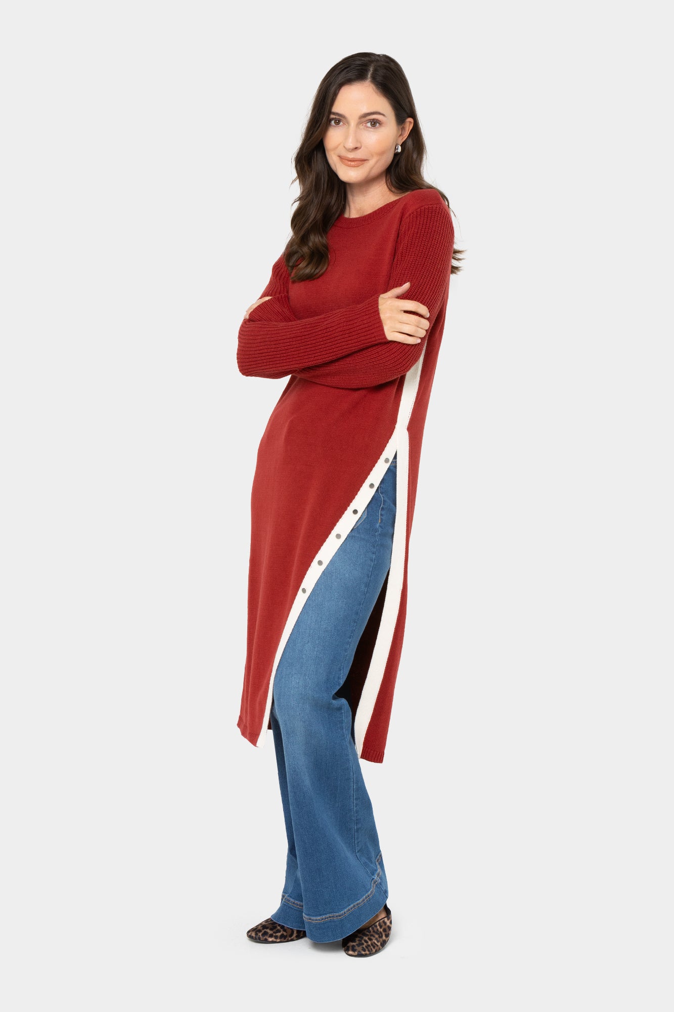 Side Slit Tunic Dress – Peace Love World Side Slit Tunic Dress – Peace Love World