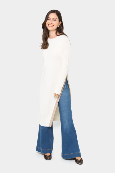 Side Slit Tunic Dress Peace Love World Side Slit Tunic Dress Peace Love World