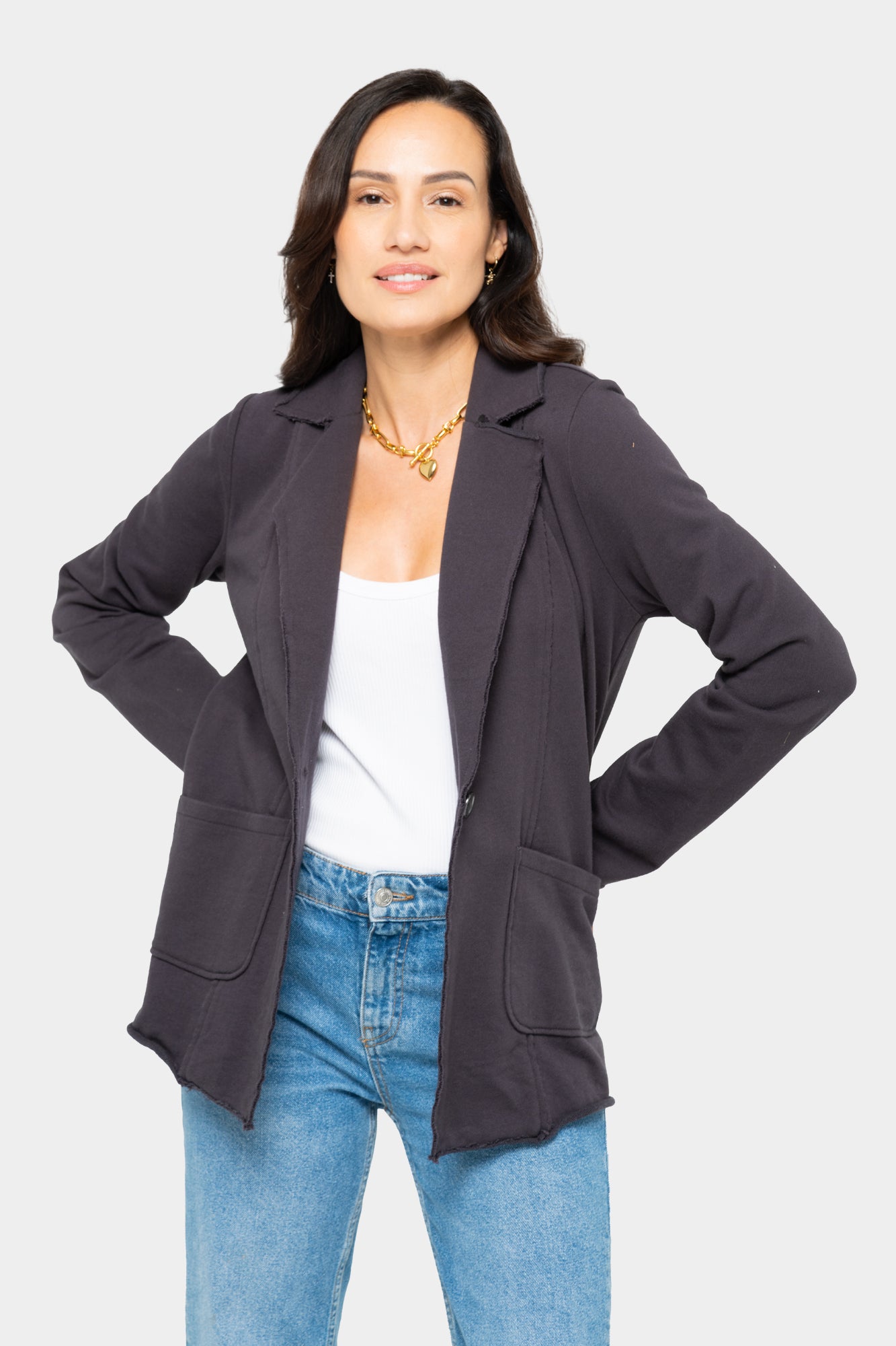 テーラードジャケット Y-3 13SS Dry French Terry Scarf Blazer-S French Terry Blazer – Peace Love World