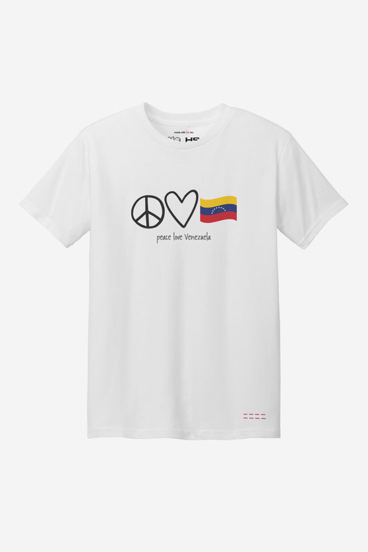 Peace Love Venezuela Unisex Tee