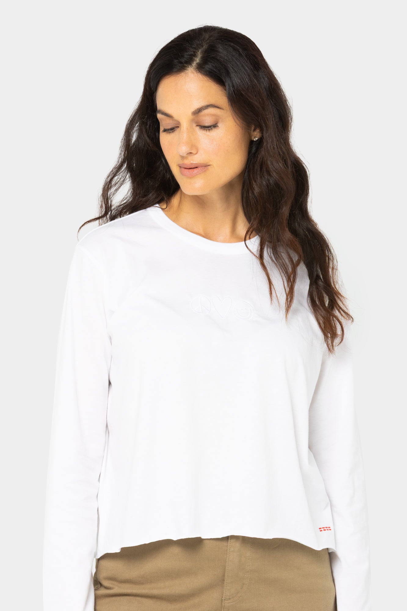 Core Long Sleeve Logo Tee