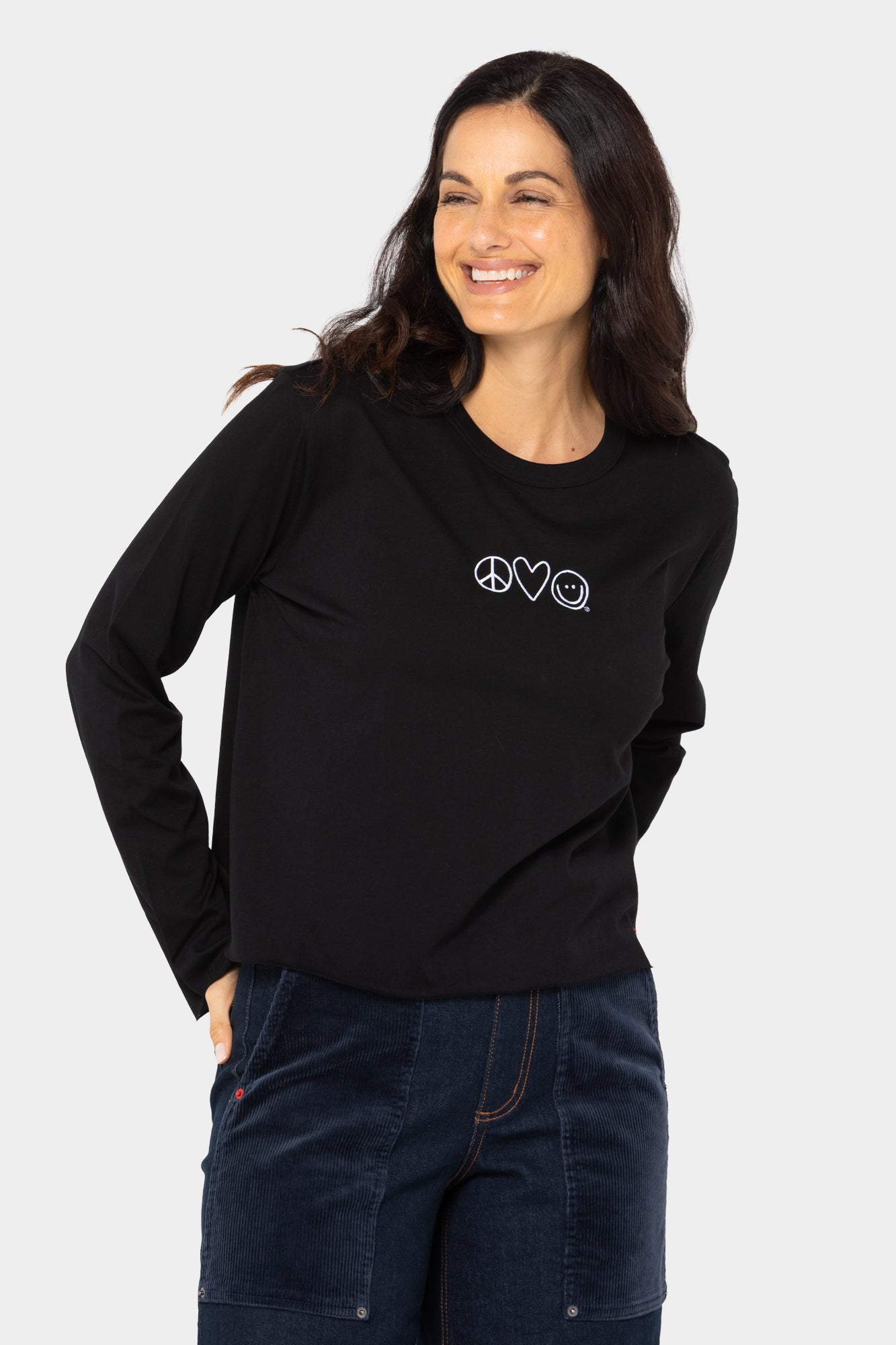 Core Long Sleeve Logo Tee