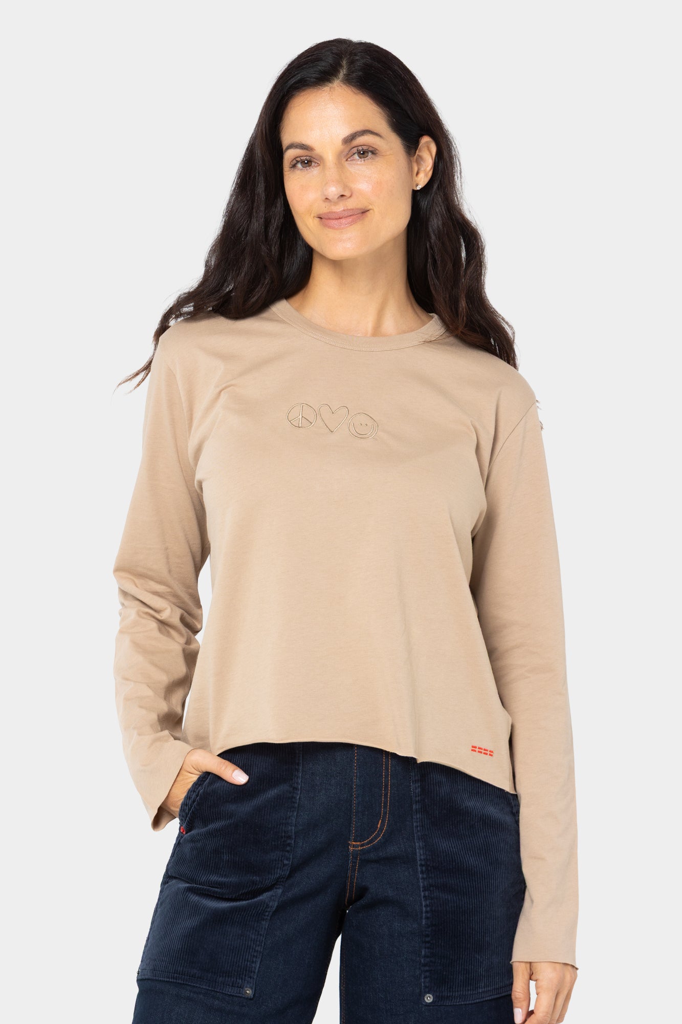 Core Long Sleeve Logo Tee