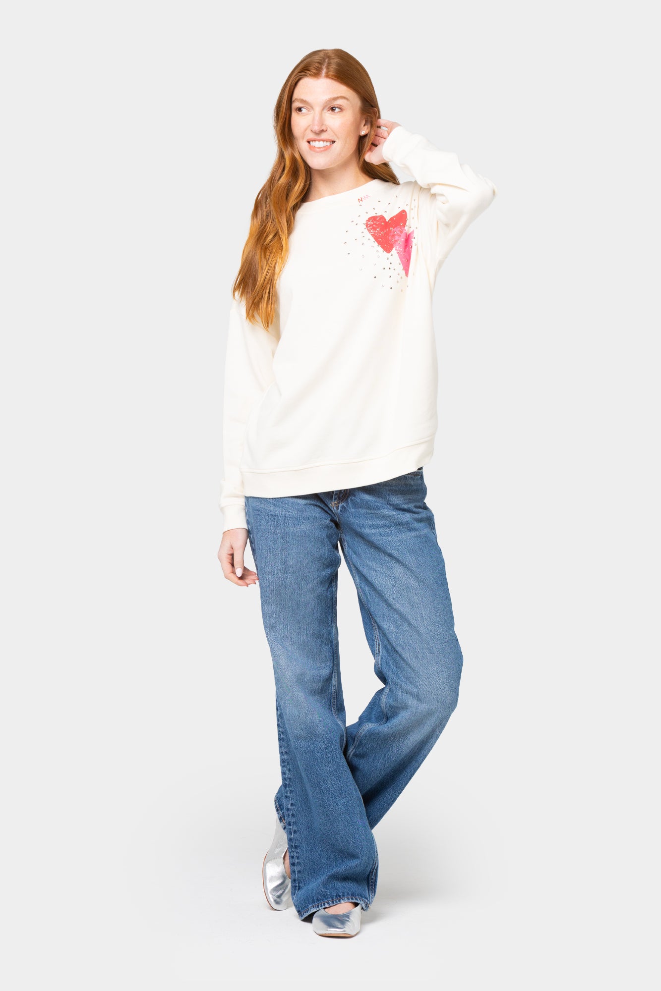 Ali & Mally X PLW Fleece Heart Hoodie