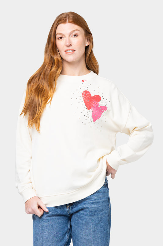 Ali & Mally X PLW Fleece Heart Hoodie