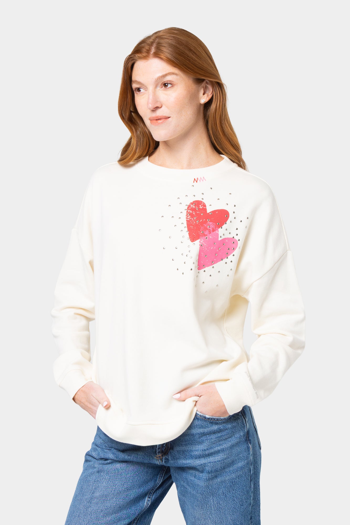 ベリー⭐︎新品未使用⭐︎Heve heart neck all-in-one Ali & Mally X PLW Fleece Heart Hoodie – Peace Love World