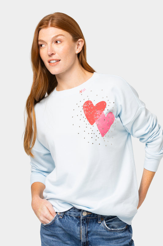 Ali & Mally X PLW Fleece Heart Hoodie