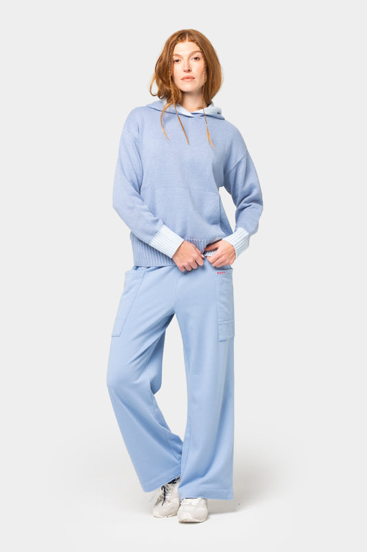 French Terry Cargo Ankle Pants