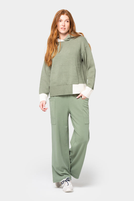 French Terry Cargo Ankle Pants