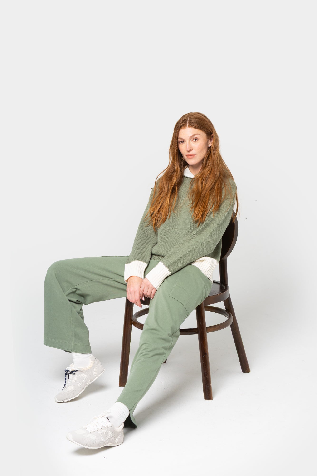 French Terry Cargo Ankle Pants