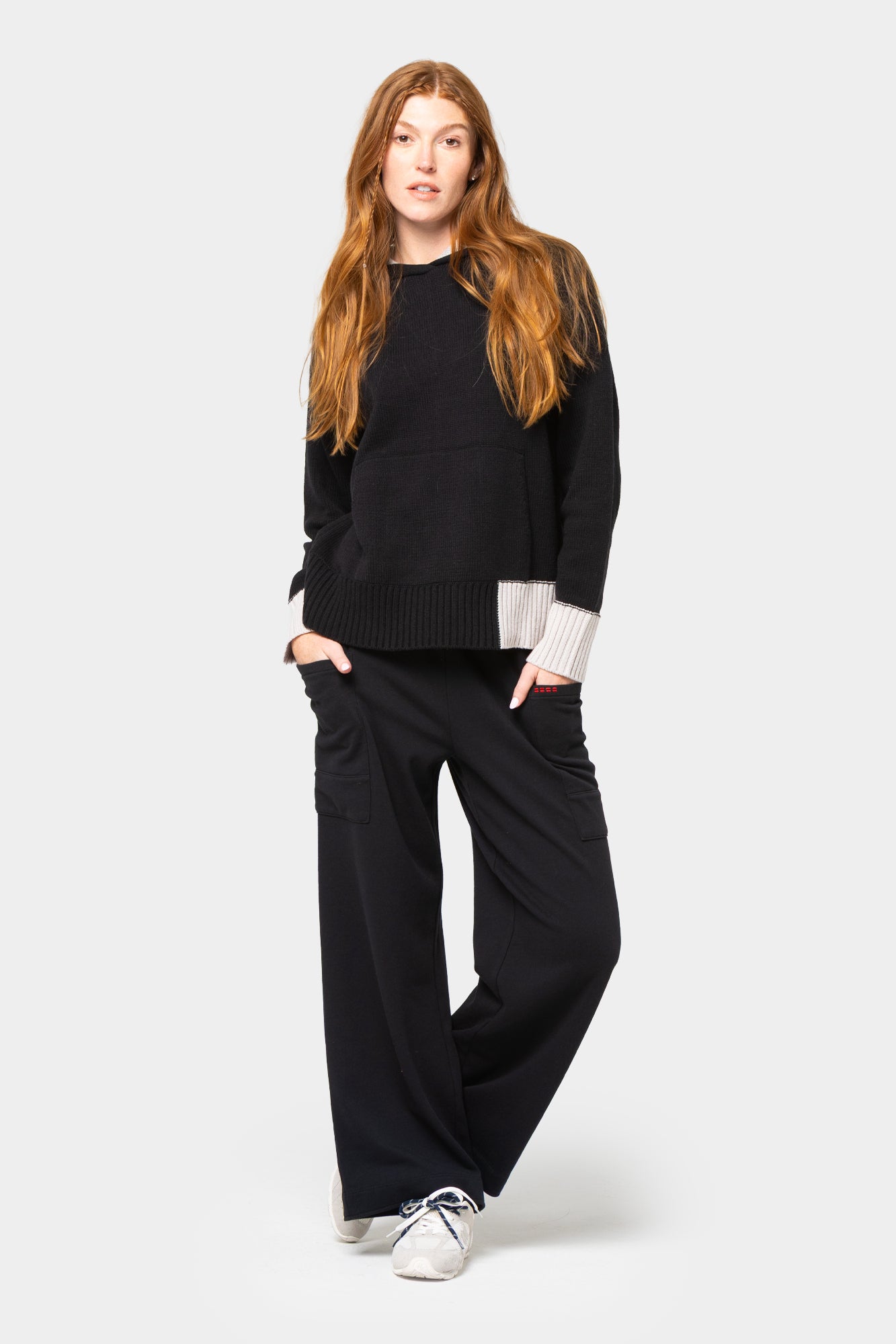 French Terry Cargo Ankle Pants