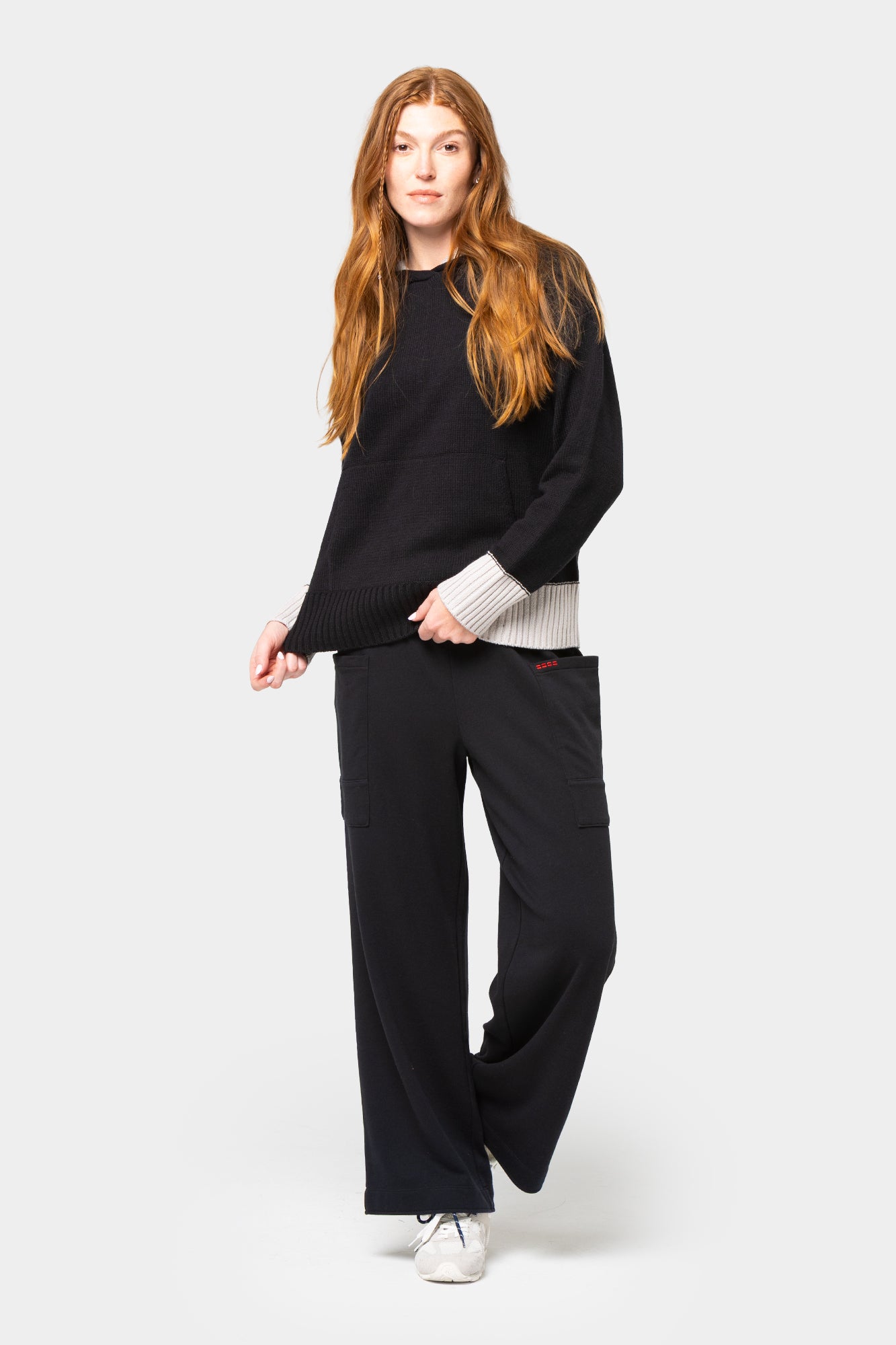 French Terry Cargo Ankle Pants