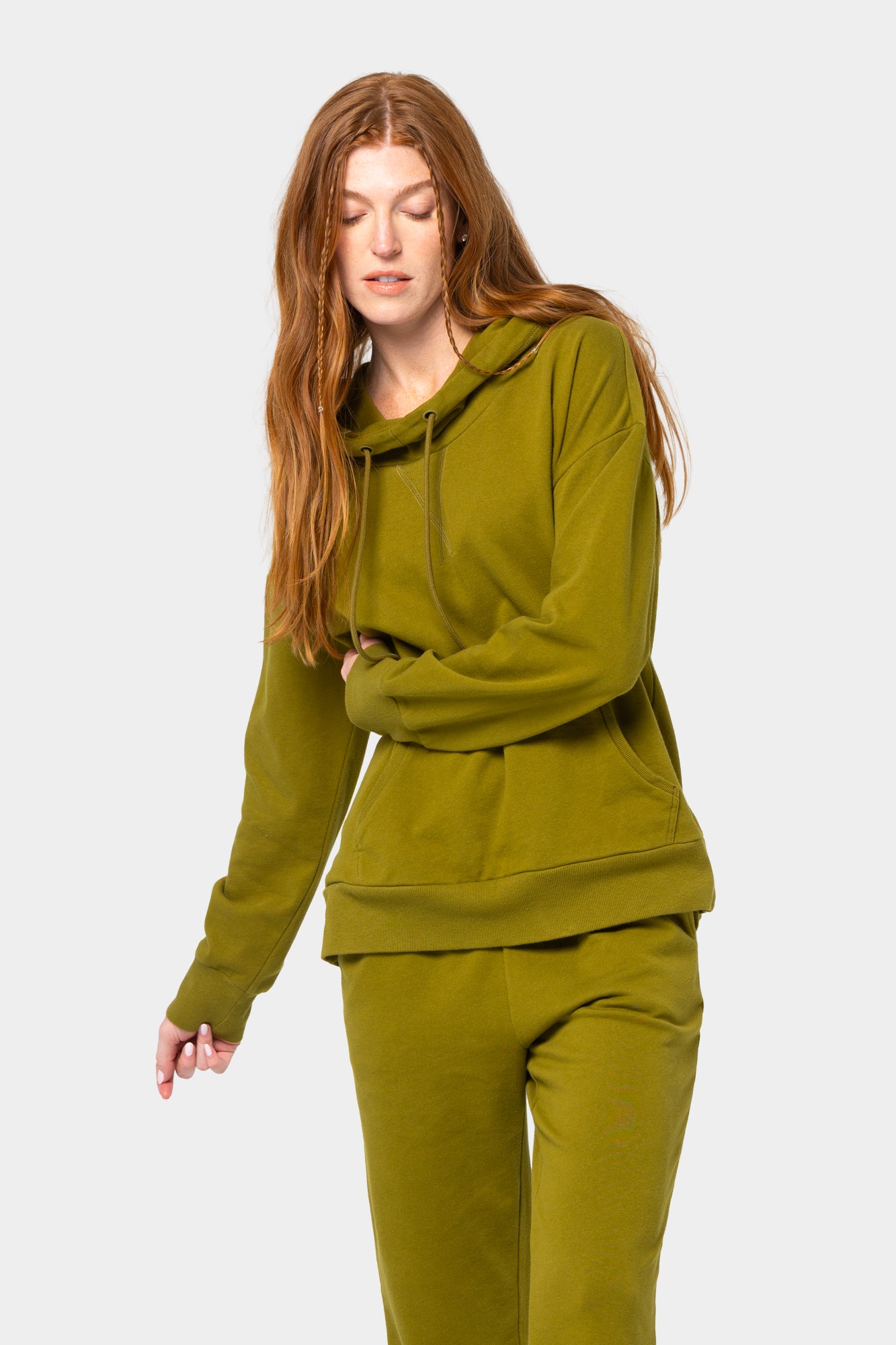 Long Sleeve Cowl Neck Pullover