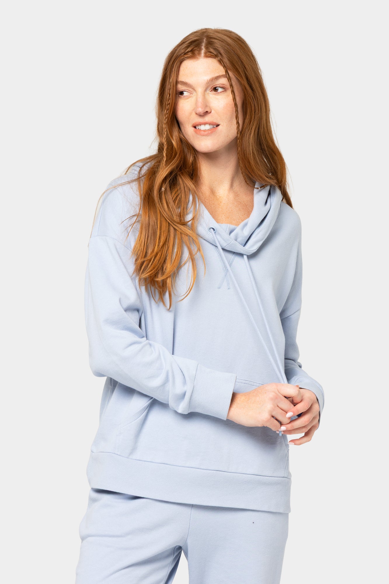Long Sleeve Cowl Neck Pullover
