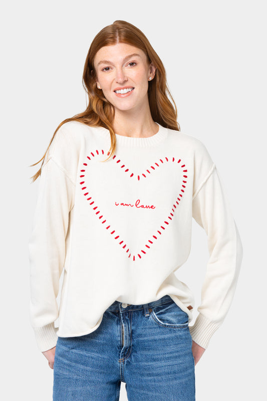 Cotton Novelty Motif Sweater