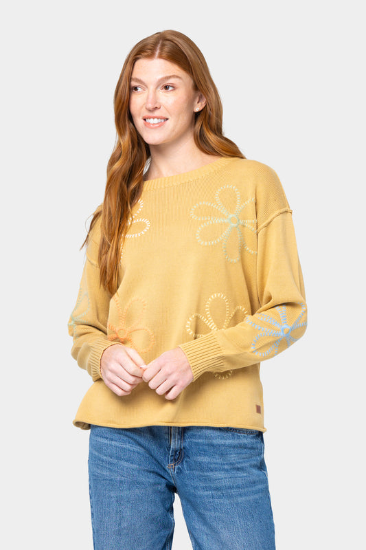 Cotton Novelty Motif Sweater