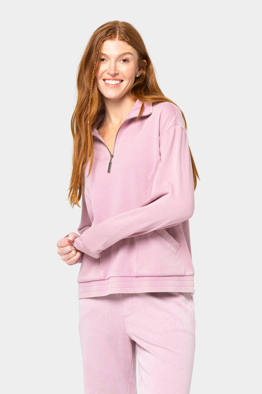 Washed French Terry Pullover