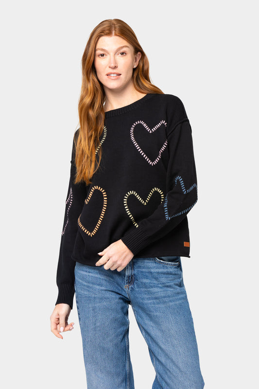 Cotton Novelty Motif Sweater