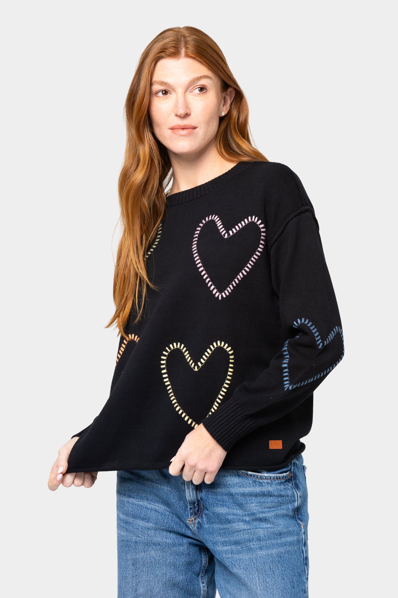 Cotton Novelty Motif Sweater
