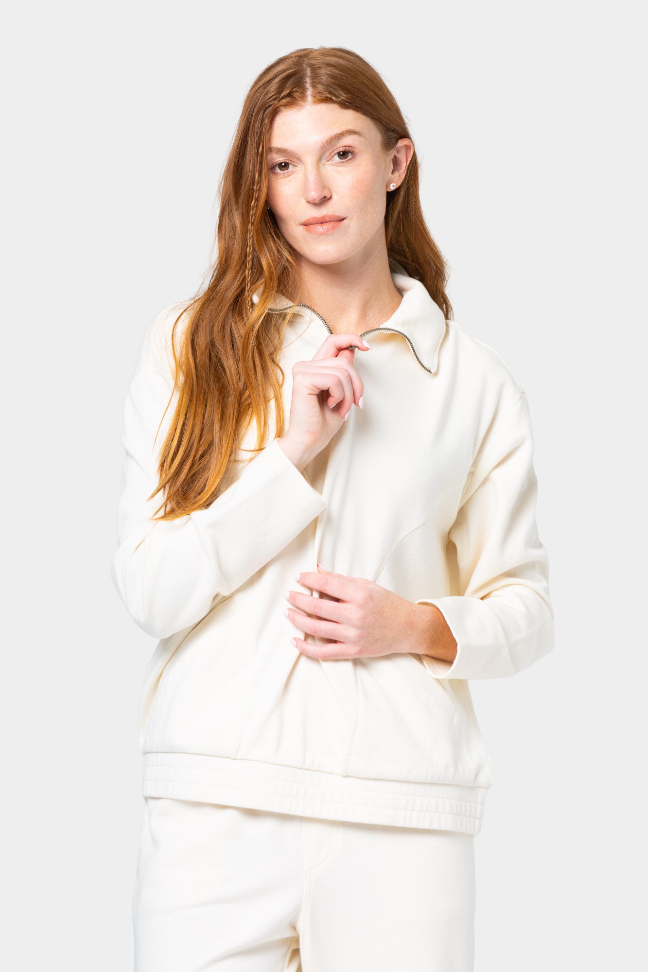 Washed French Terry Pullover