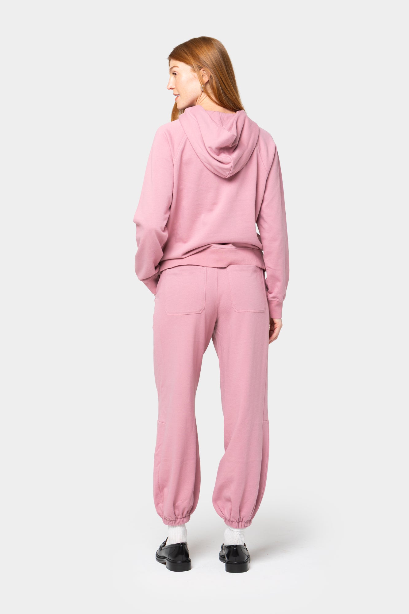 French Terry Pull-On Lantern Pant