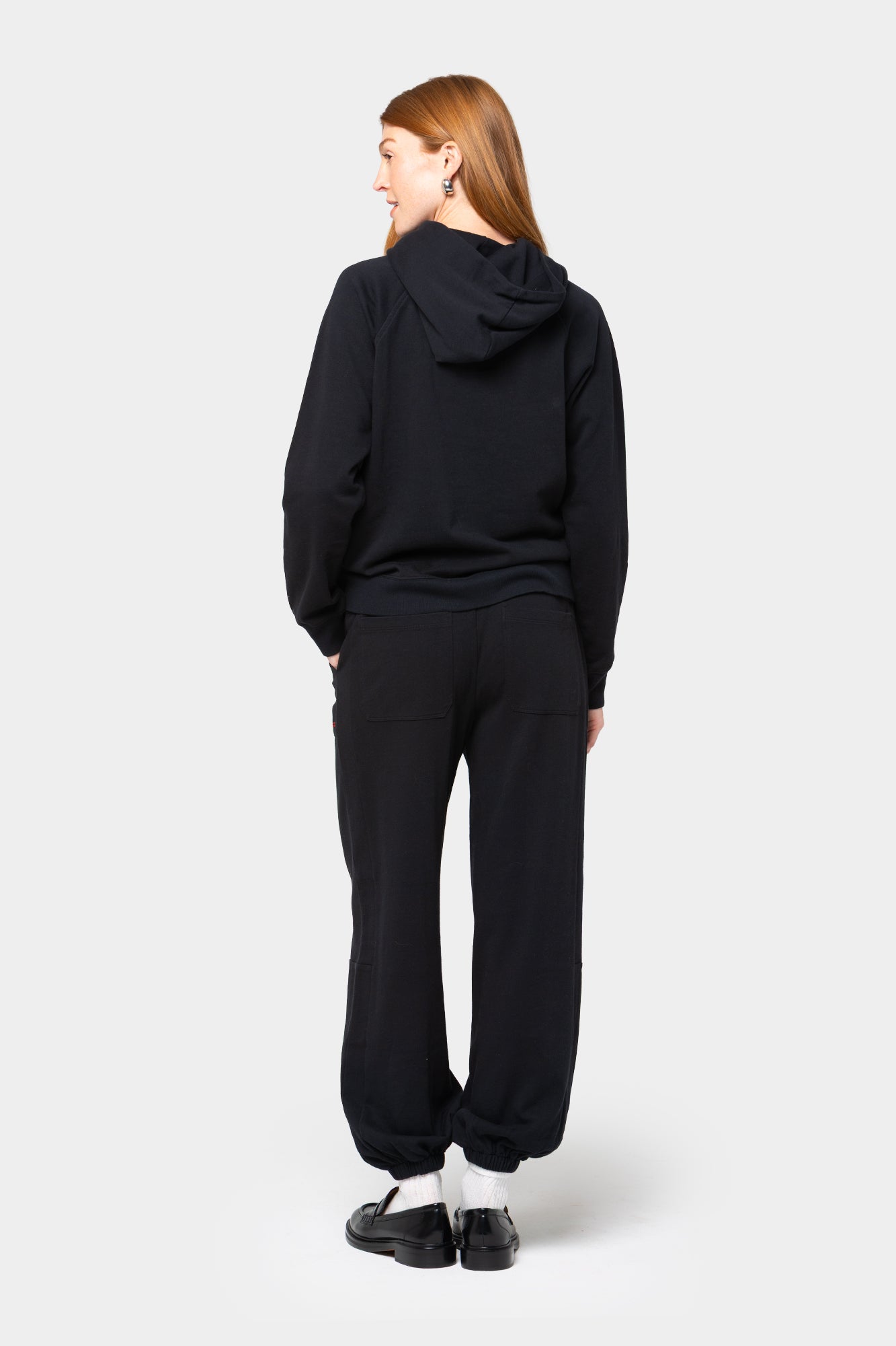 French Terry Pull-On Lantern Pant