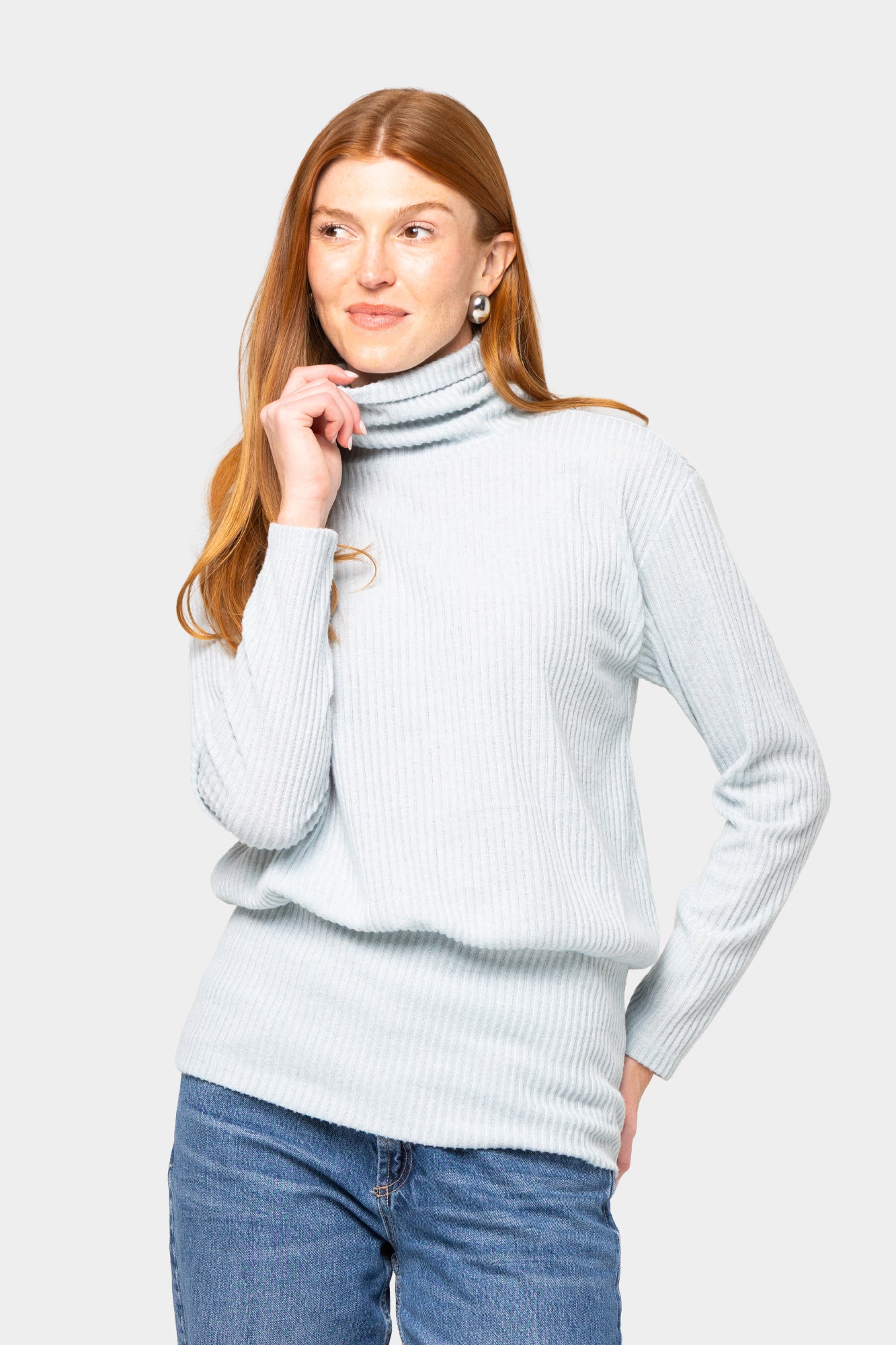 Rib Comfy Turtleneck