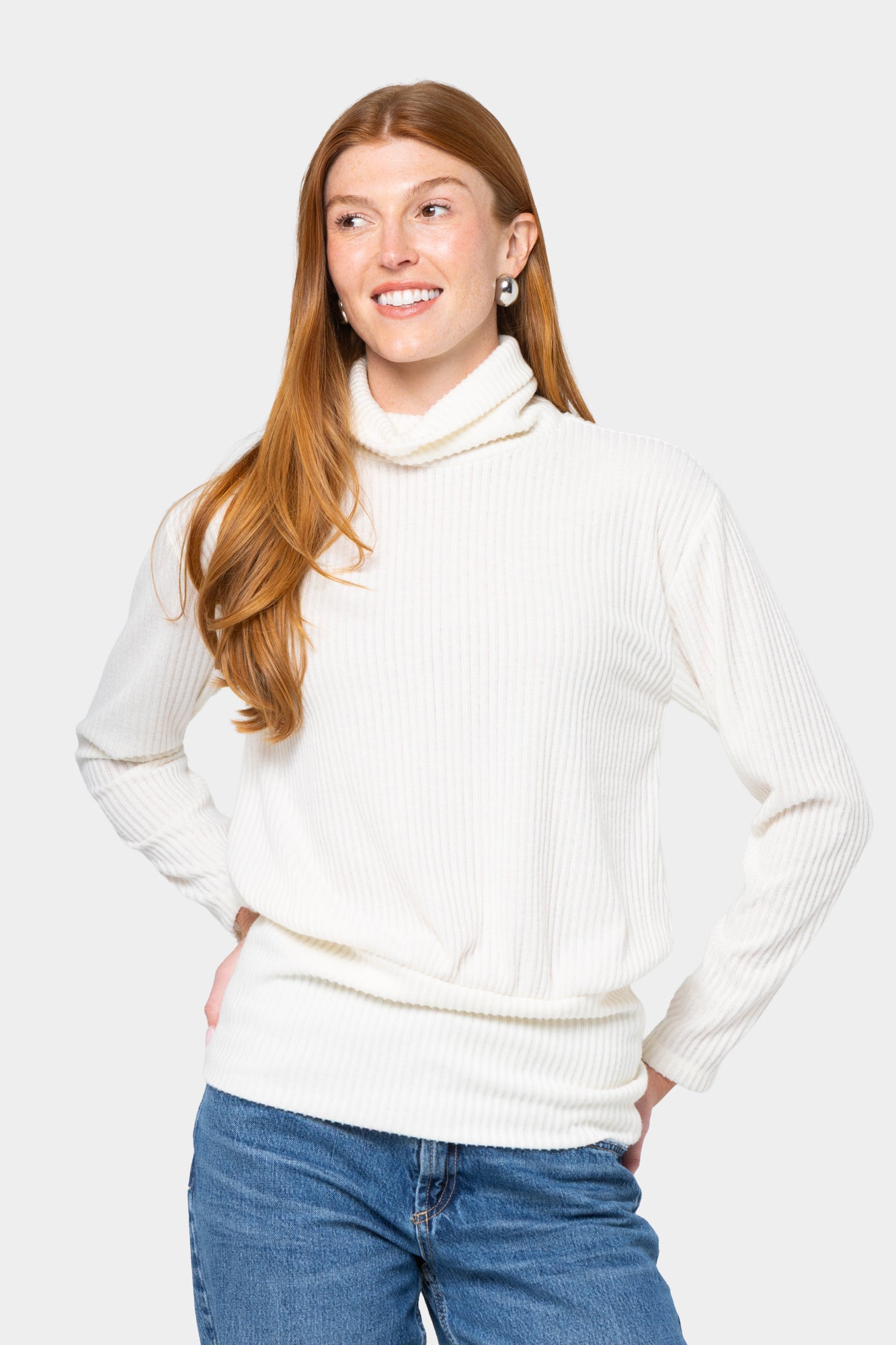 Rib Comfy Turtleneck