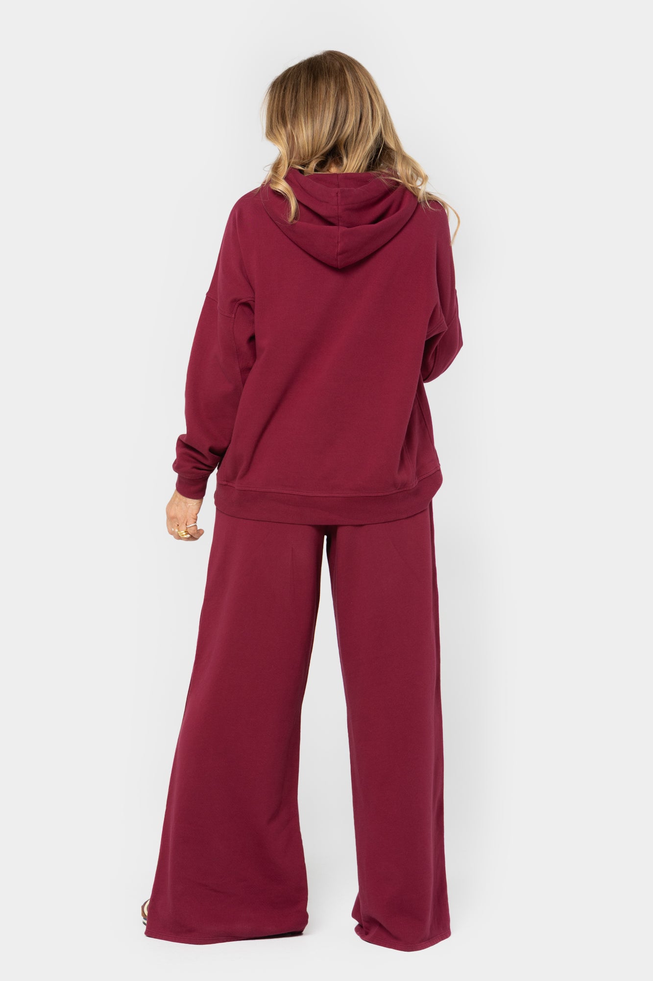 French Terry Side Snap Pants