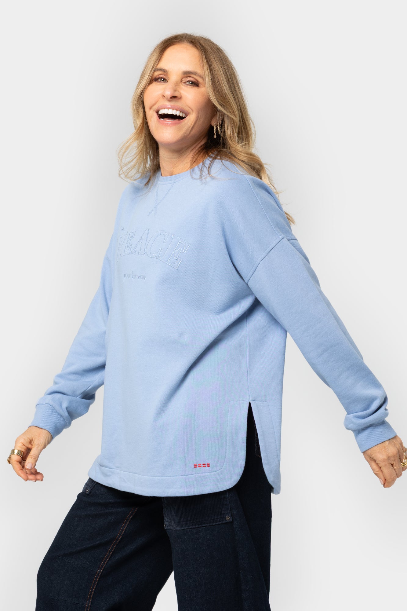 Crewneck Drop Shoulder Sweatshirt