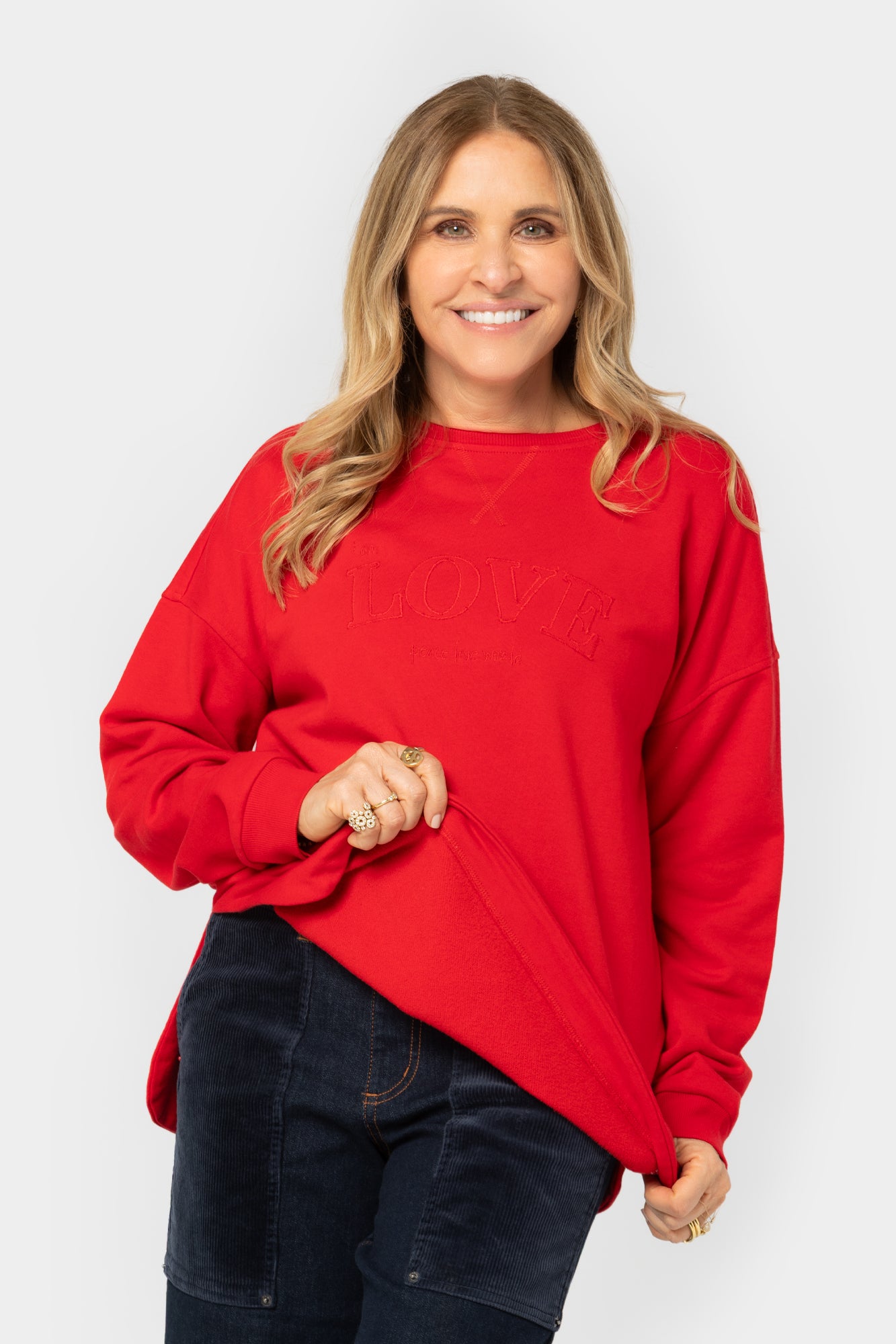 Crewneck Drop Shoulder Sweatshirt