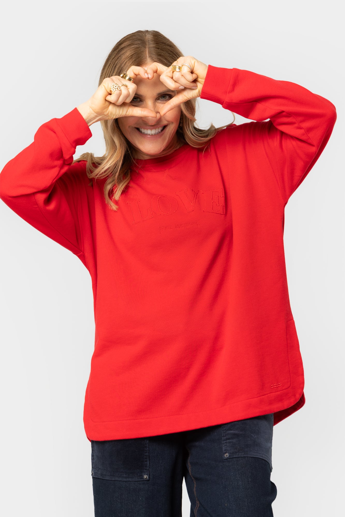 Crewneck Drop Shoulder Sweatshirt