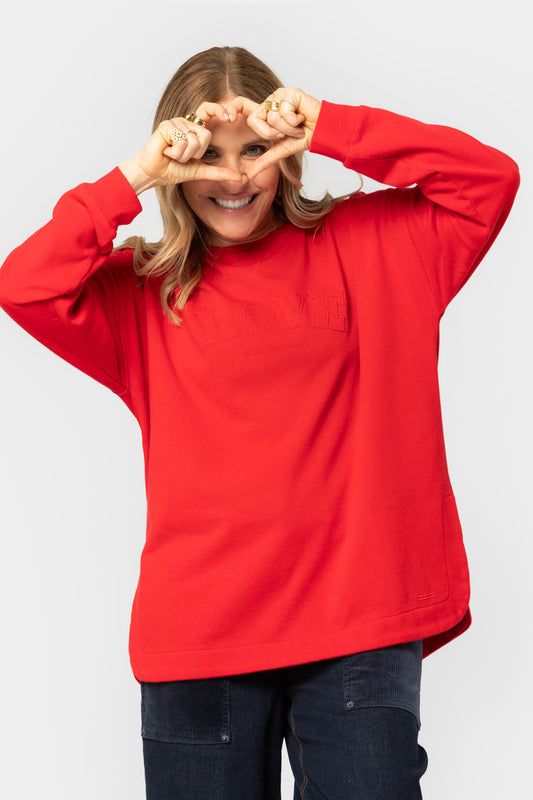 Crewneck Drop Shoulder Sweatshirt