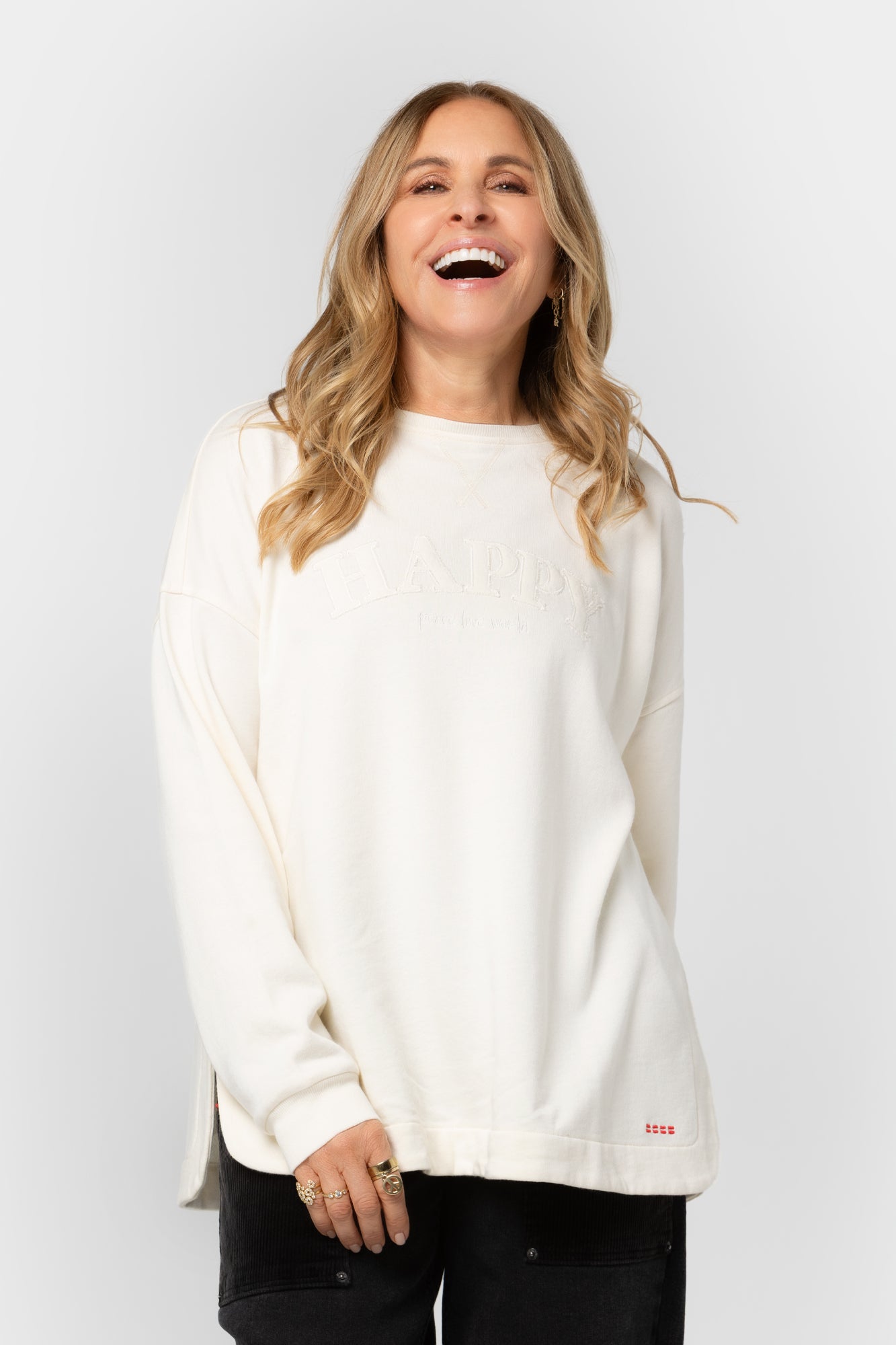 Crewneck Drop Shoulder Sweatshirt