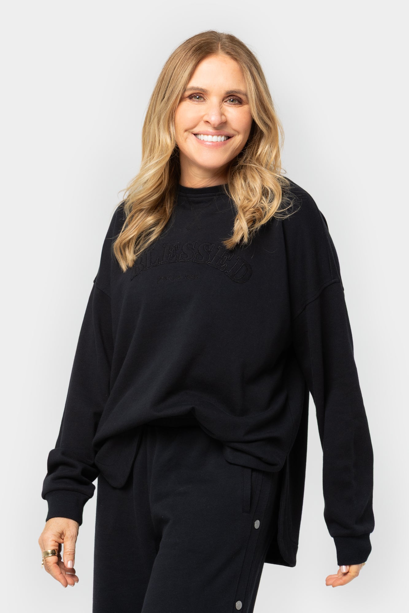 Crewneck Drop Shoulder Sweatshirt