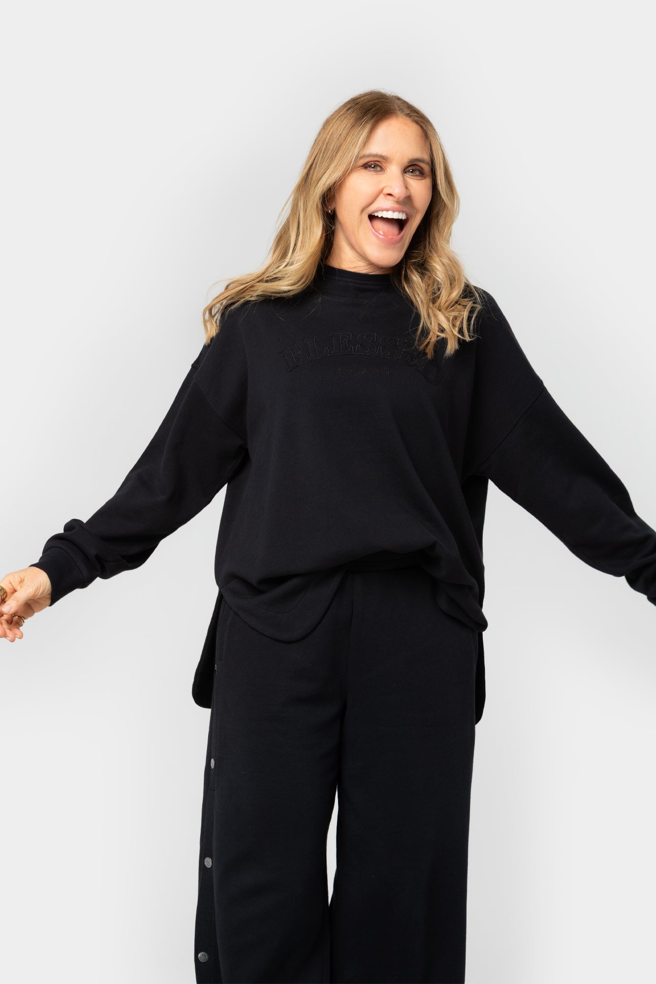 Crewneck Drop Shoulder Sweatshirt