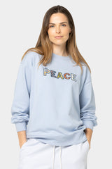 Affirmation Applique Pullover Crew Neck